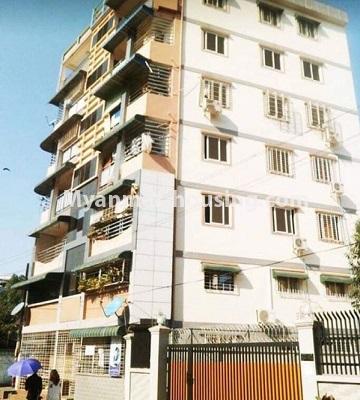 缅甸房地产 - 出租物件 - No.4818 - First floor apartment room for rent in Hlaing! - building view