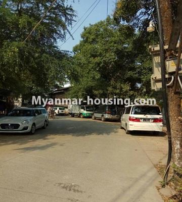 Myanmar real estate - for rent property - No.4818 - First floor apartment room for rent in Hlaing! - street view
