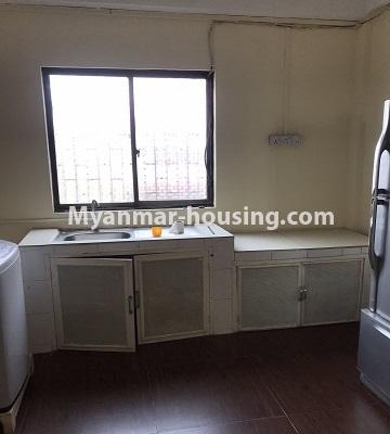 Myanmar real estate - for rent property - No.4820 - 2BHK mini condo room near Myanmar Plaza! - kitchen view