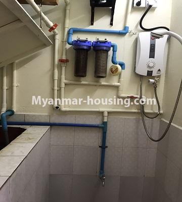 Myanmar real estate - for rent property - No.4820 - 2BHK mini condo room near Myanmar Plaza! - bathroom view