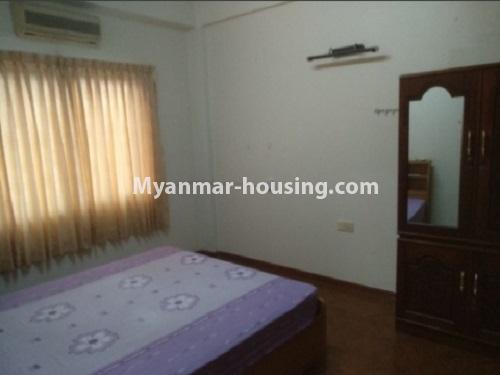 Myanmar real estate - for rent property - No.4821 - Furnished Yankin Zay condominium room for rent! - bedroom view