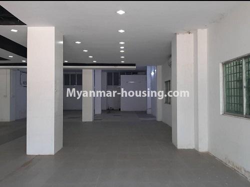 缅甸房地产 - 出租物件 - No.4822 - Large ground floor with 1520 sq.ft attic for rent on Moe Kaung Road, Yankin! - another view of ground floor