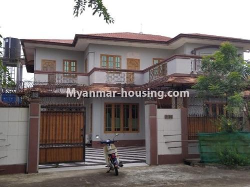 ミャンマー不動産 - 賃貸物件 - No.4823 - Two storey landed house for rent in Aung Chan Thar Housing, Thanlyin! - anohter view of the house