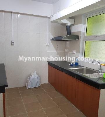 Myanmar real estate - for rent property - No.4824 - 2BH Yadanar Hninsi Condominium room for rent in Dagon Seikkan! - kitchen view