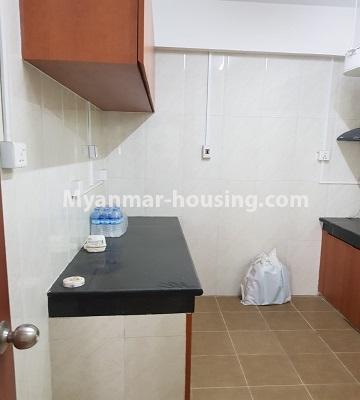 Myanmar real estate - for rent property - No.4824 - 2BH Yadanar Hninsi Condominium room for rent in Dagon Seikkan! - another view of kitchen