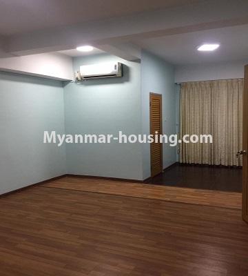 Myanmar real estate - for rent property - No.4826 - 3 BHK Hlaing Lamin Condominium room for rent! - master bedroom view