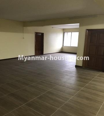 Myanmar real estate - for rent property - No.4829 - 4 BHK Dagon Tower room for rent near Shwedagon Pagoda, Bahan! - living room view