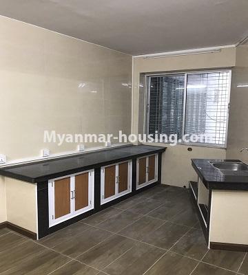 Myanmar real estate - for rent property - No.4829 - 4 BHK Dagon Tower room for rent near Shwedagon Pagoda, Bahan! - kitchen view
