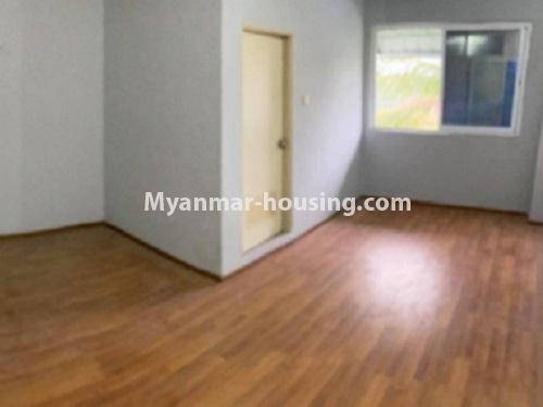 Myanmar real estate - for rent property - No.4831 - Large apartment for office option for rent, 7 Mile, Mayangone! - master bedroom view