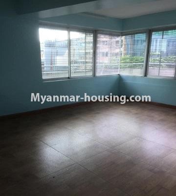 Myanmar real estate - for rent property - No.4835 - 2 BHK Dagon Tower room for rent near Shwedagon Pagoda, Bahan! - living room view
