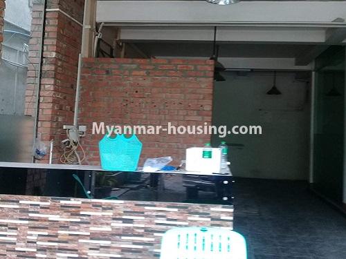 缅甸房地产 - 出租物件 - No.4836 - Two storey shop house for rent on Thitsar Road, South Okkalapa! - another view of downstairs