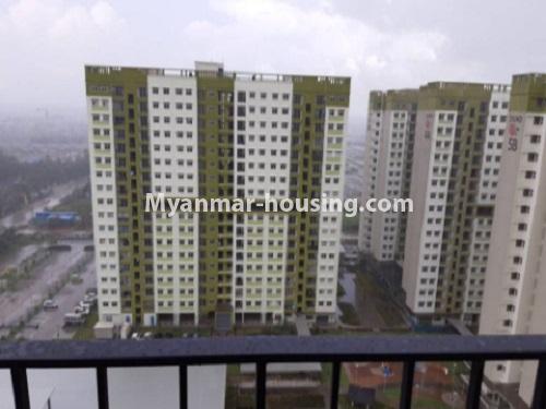 ミャンマー不動産 - 賃貸物件 - No.4837 - 4BHK Yadanar Hninsi Condominium room for rent in Dagon Seikkan! - housing area view