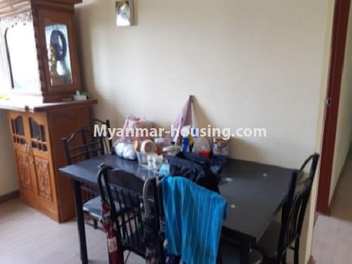 Myanmar real estate - for rent property - No.4837 - 4BHK Yadanar Hninsi Condominium room for rent in Dagon Seikkan! - dining area view