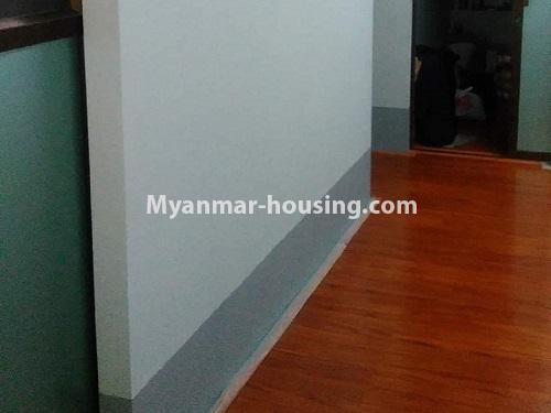 Myanmar real estate - for rent property - No.4838 - 2 BHK apartment room with reasonable price for rent in Botahtaung! - corridor view