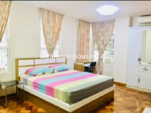 Myanmar real estate - for rent property - No.4840 - Ground floor 3 BHK the Central City Condominium room for rent in Dagon, Yangon Downtown area! - bedroom view