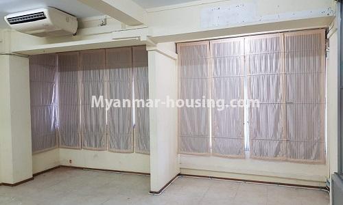 Myanmar real estate - for rent property - No.4841 - Mini Condominium room for office in Downtown.  - front hall view