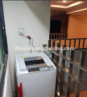Myanmar real estate - for rent property - No.4851 - 2 BHK small room for rent in Hlaing! - washing machine 