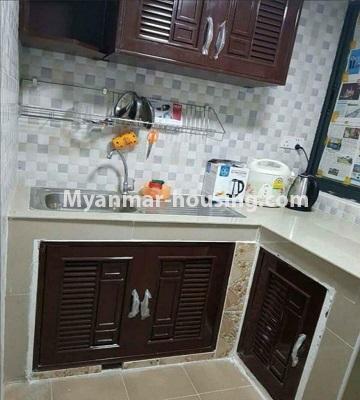 Myanmar real estate - for rent property - No.4851 - 2 BHK small room for rent in Hlaing! - kitchen view