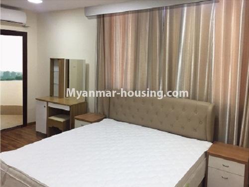 Myanmar real estate - for rent property - No.4852 - 3 BHK Pearl Condominium room for rent in Bahan! - master bedroom view