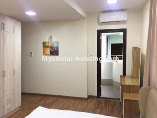 Myanmar real estate - for rent property - No.4852 - 3 BHK Pearl Condominium room for rent in Bahan! - another single bedroom view
