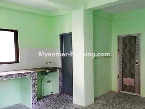 Myanmar real estate - for rent property - No.4854 - 1 BHK apartment room for rent in Sanchaung! - kitchen view
