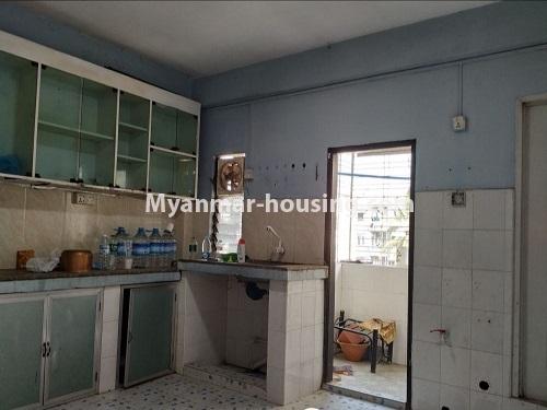 Myanmar real estate - for rent property - No.4855 - 2 BHK apartment room for rent in Sanchaung! - kitchen view