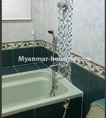 Myanmar real estate - for rent property - No.4859 - 3 BHK University Yeik Mon Condominium room for rent near Myanmar Plaza! - bathroom view