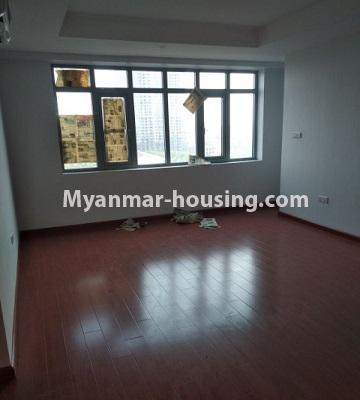 Myanmar real estate - for rent property - No.4863 - Yankin Sky View Condominium room for rent! - master bedroom view