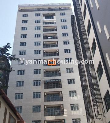 Myanmar real estate - for rent property - No.4863 - Yankin Sky View Condominium room for rent! - building view