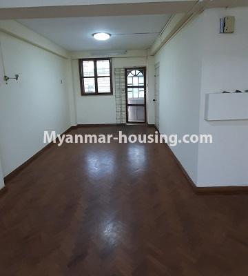 Myanmar real estate - for rent property - No.4865 - Large Apartment for rent in Botahtaung! - another living room view