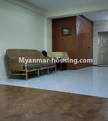 Myanmar real estate - for rent property - No.4865 - Large Apartment for rent in Botahtaung! - another view of living room