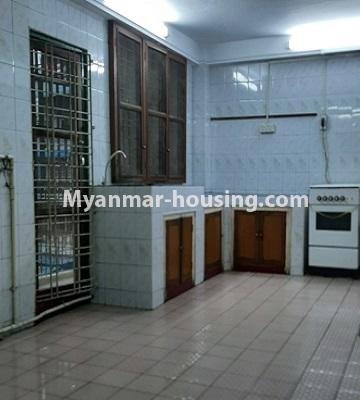 Myanmar real estate - for rent property - No.4865 - Large Apartment for rent in Botahtaung! - kitchen view