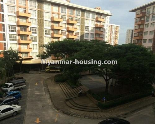 Myanmar real estate - for rent property - No.4867 - 3 BHK Star City Condominium room for rent in Thanlyin! - view from balcony