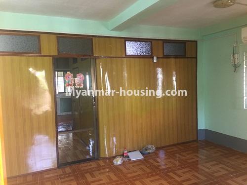 Myanmar real estate - for rent property - No.4868 - Second floor one bedroom apartment for rent near Yankin Centre. - bedroom view