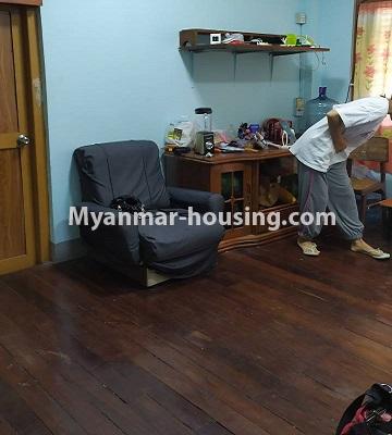 မြန်မာအိမ်ခြံမြေ - ငှားရန် property - No.4869 - ရန်ကင်းတွင် အိပ်ခန်းနှစ်ခန်းပါသော နှစ်လွှာတိုက်ခန်း ငှားရန်ရှိသည်။another view of living room