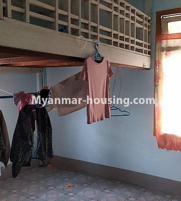 မြန်မာအိမ်ခြံမြေ - ငှားရန် property - No.4869 - ရန်ကင်းတွင် အိပ်ခန်းနှစ်ခန်းပါသော နှစ်လွှာတိုက်ခန်း ငှားရန်ရှိသည်။bedroom view