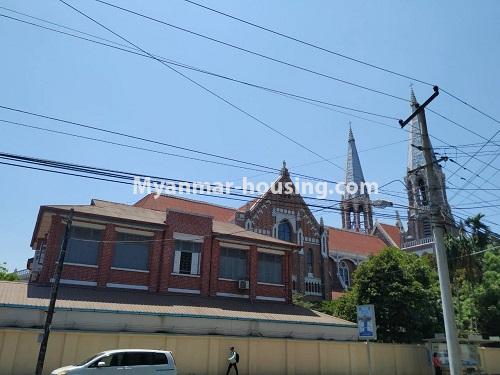 Myanmar real estate - for rent property - No.4870 - 6 Storey Building for rent in Pazundaung! - building view