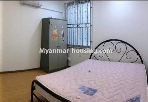 မြန်မာအိမ်ခြံမြေ - ငှားရန် property - No.4871 - လှိုင်မြို့နယ် Royal Thukha ကွန်ဒိုတွင် ပရိဘောဂပါသော အိပ်ခန်းနှစ်ခန်း ကွန်ဒို ငှားရန်ရှိသည်။ - bedroom view