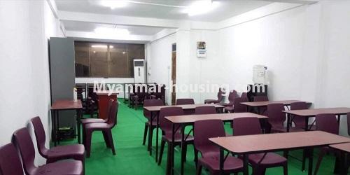 Myanmar real estate - for rent property - No.4872 - Second Floor Hall Type for business option in Hlaing! - hall view