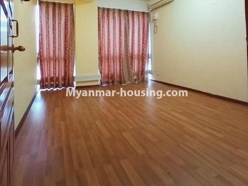 Myanmar real estate - for rent property - No.4875 - Large condominium room for rent in Lanmadaw, Yangon Downtown! - single bedroom view
