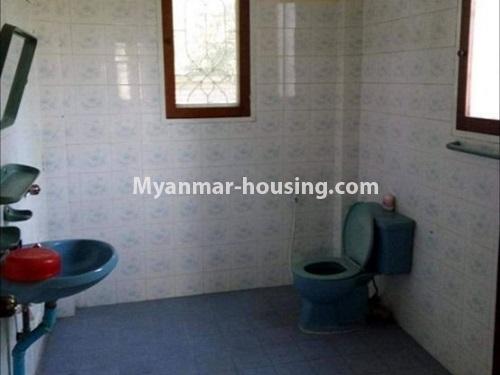 Myanmar real estate - for rent property - No.4877 - 2 BHK landed house for small family, 7 Mile, Mayangone! - another bathrom view