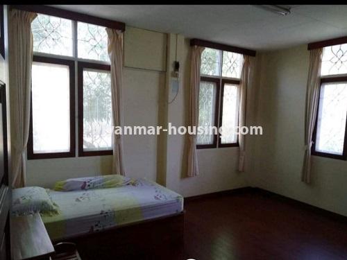 Myanmar real estate - for rent property - No.4877 - 2 BHK landed house for small family, 7 Mile, Mayangone! - bedroom view