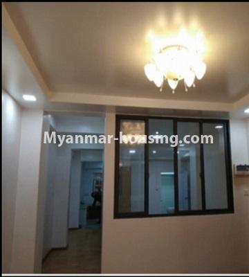 Myanmar real estate - for rent property - No.4882 - 1BHK Mini Condominium Room for rent in Pazundaung! - front side area view