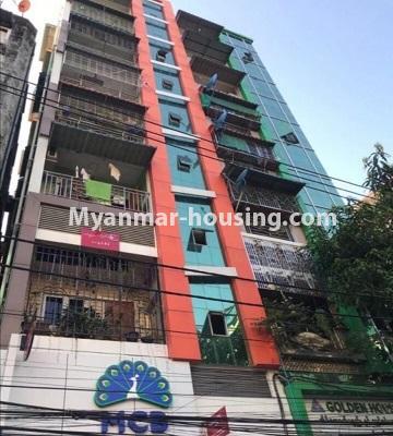 Myanmar real estate - for rent property - No.4883 - 2BHK mini condo room for rent in Pazundaung Township. - building view
