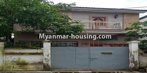Myanmar real estate - for rent property - No.4887 - 2 Storey Landed House with 5 master bedrooms for rent near Kabaraye Pagoda, Mayangone! - house view