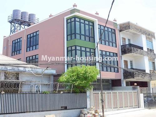 မြန်မာအိမ်ခြံမြေ - ငှားရန် property - No.4890 - မရမ်းကုန်း အောင်သိဒ္ဒိလမ်းမပေါ်တွင် RC သုံးထပ်တိုက် ငှားရန်ရှိသည်။house view