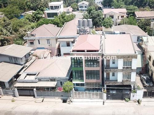 Myanmar real estate - for rent property - No.4890 - 3 RC House for rent in Aung Theikdi Street, Mayangone! - environment view