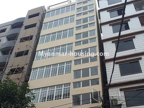 Myanmar real estate - for rent property - No.4894 - Office or training class option for rent near Myaynigone City Mart, Sanchaung! - building upper view