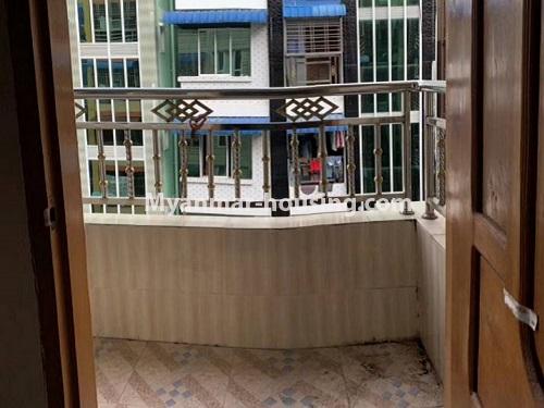Myanmar real estate - for rent property - No.4897 - Nice Studio Type for Rent near Time City, Sanchaung! - balcony 