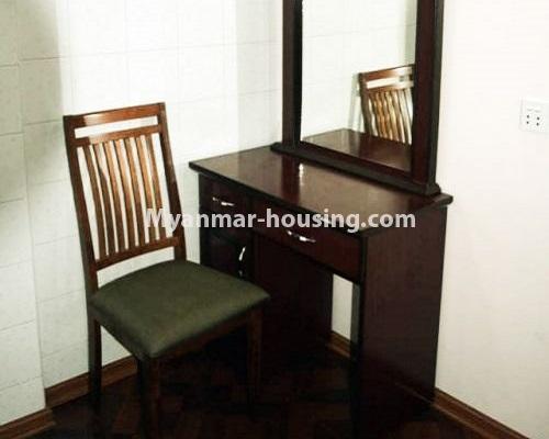 ミャンマー不動産 - 賃貸物件 - No.4898 - Nice 4BHK Apartment Room for Rent near Yae Kyaw, Botahtaung! - dressing table